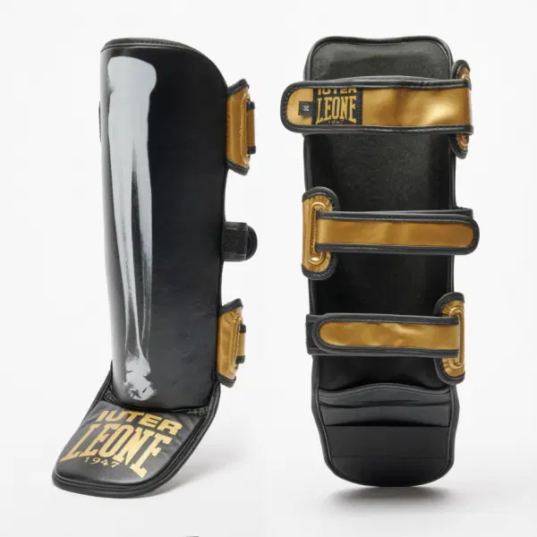Leone Протектори за крака - LEONE X IUTER SHINGUARDS - PT01IU / Black, преден изглед