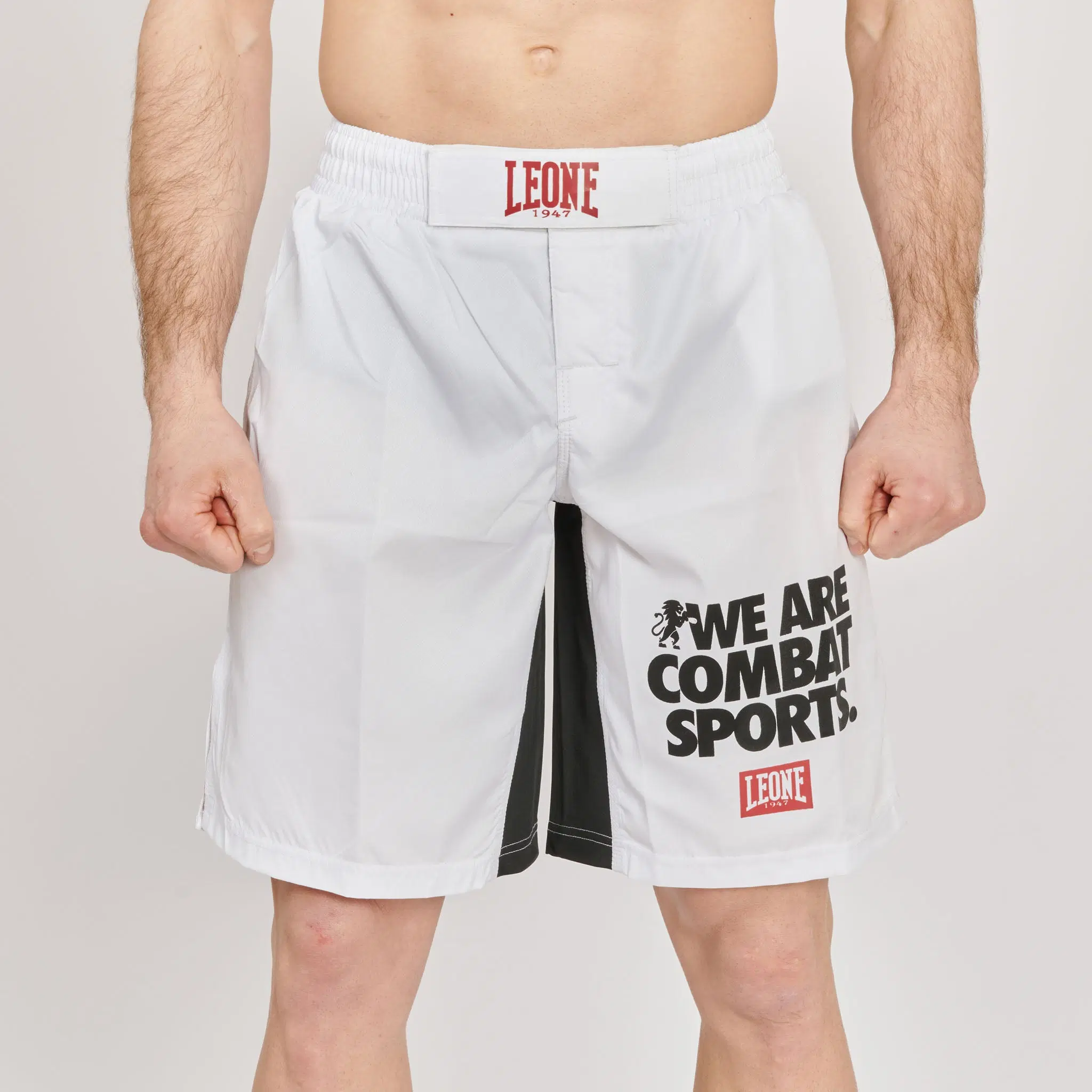 Leone 1947 LOGO WACS MMA SHORTS - AB952 - White