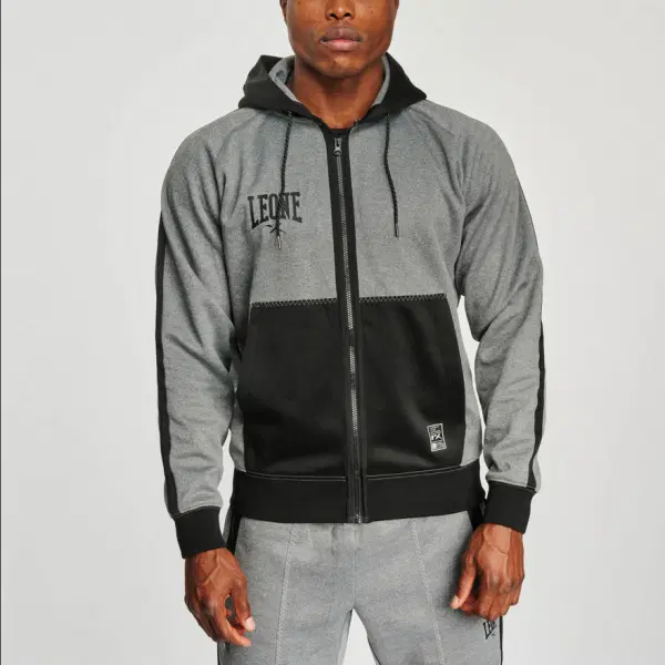 Leone 1947 Hooded Sweatshirt Melange - ABX611