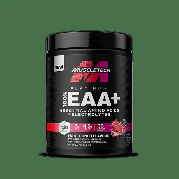 100% EAA+ Platinum MuscleTech 390 грама 30 дози