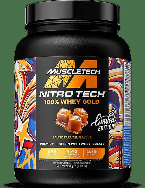 Nitro Tech 100% Whey Gold MuscleTech 908 грама LIMITED EDITION