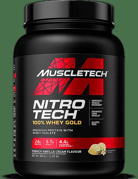 Nitro Tech 100% Whey Gold MuscleTech 908 грама