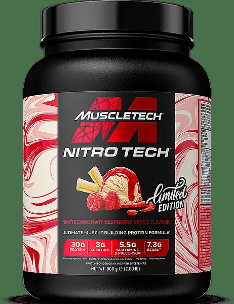 Nitro Tech Whey Protein MuscleTech 908 грама LIMITED EDITION