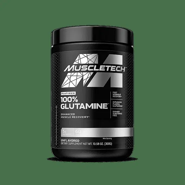 Platinum 100% Glutamine MuscleTech 300 грама
