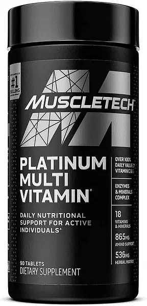 Platinum Multivitamin MuscleTech 90 таблетки