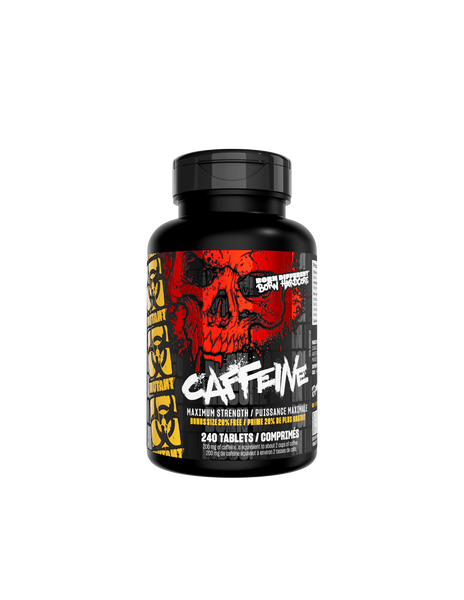 MUTANT - CAFFEINE Premium 200mg / 240tabs, страничен изглед на опаковката