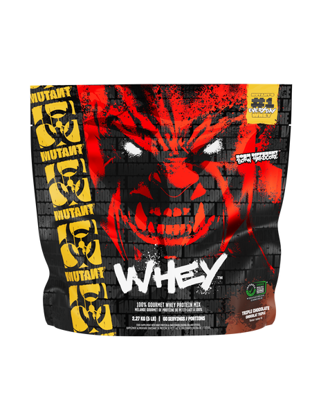 Mutant PRO Triple Whey Protein Blend 5lb опаковка с жълт капак