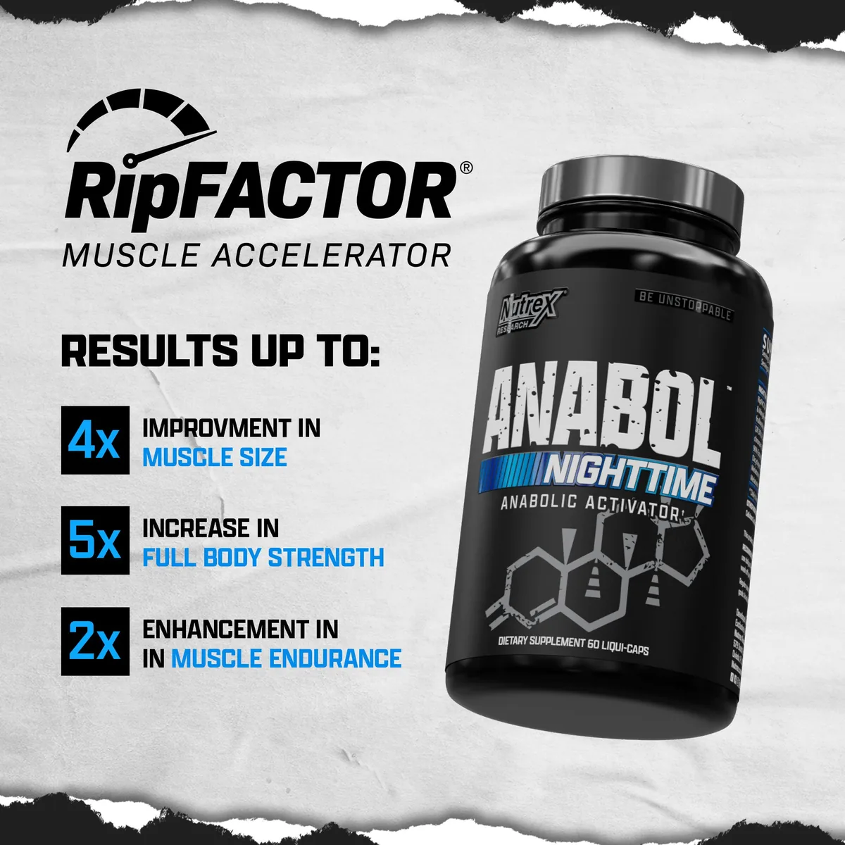 Nutrex Anabol Nighttime Nutrex информация за RipFACTOR и ползи