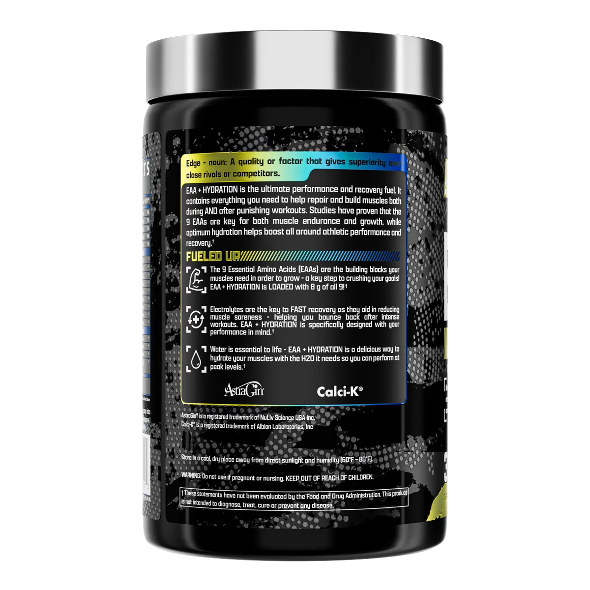 Nutrex EAA+ Hydration преден изглед на опаковката