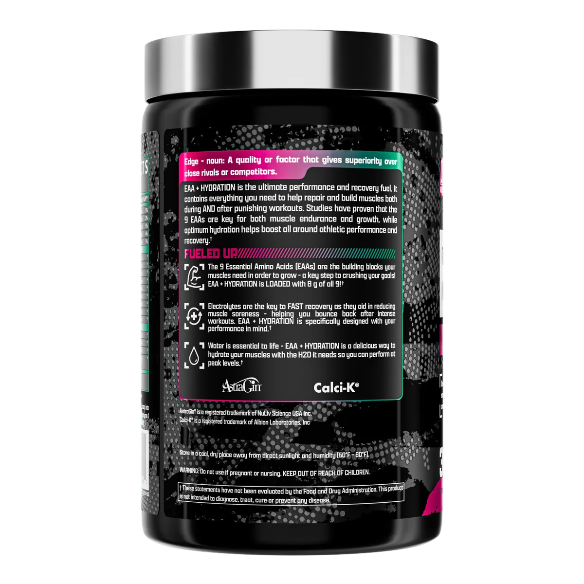 Nutrex EAA+ Hydration преден изглед на опаковката