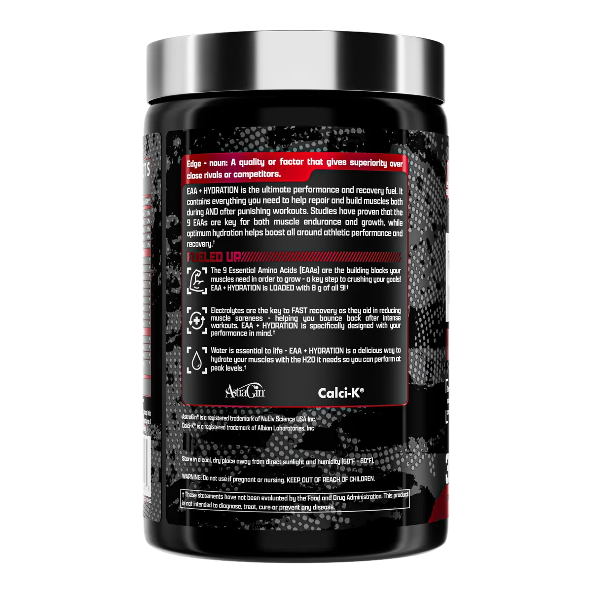 Nutrex EAA+ Hydration преден изглед на опаковката