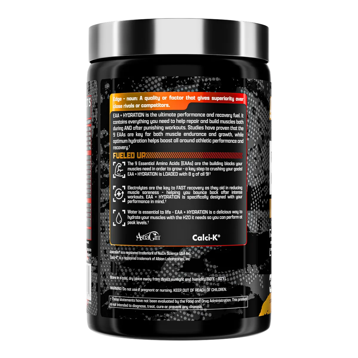 Nutrex EAA+ Hydration преден изглед на опаковката