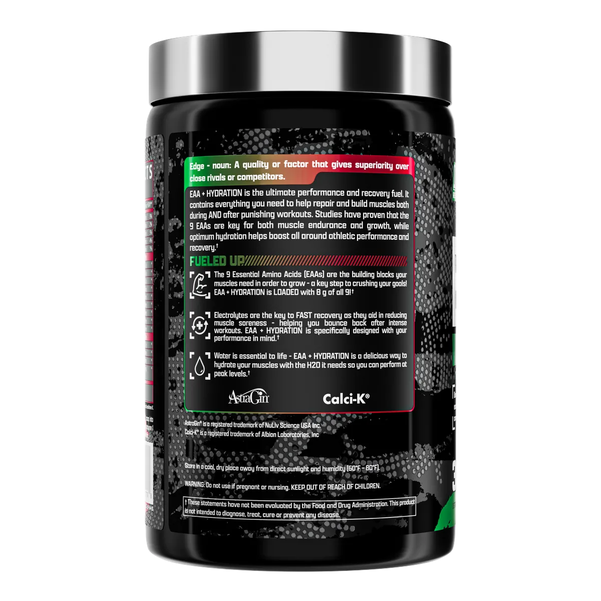 Nutrex EAA+ Hydration преден изглед на опаковката