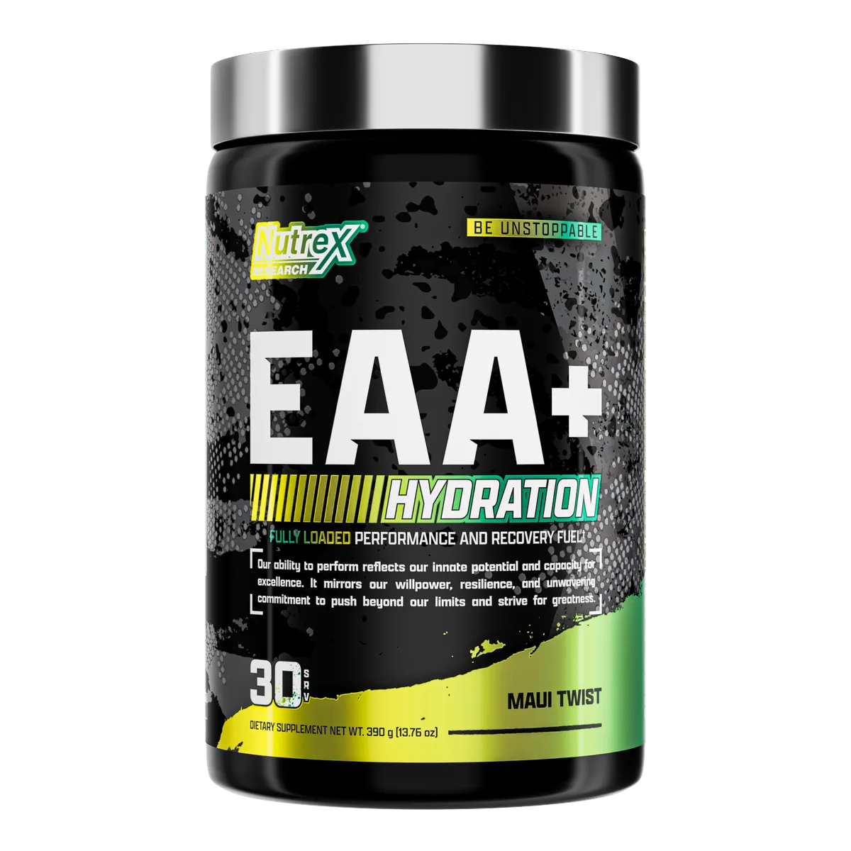 Nutrex EAA+ Hydration преден изглед на опаковката