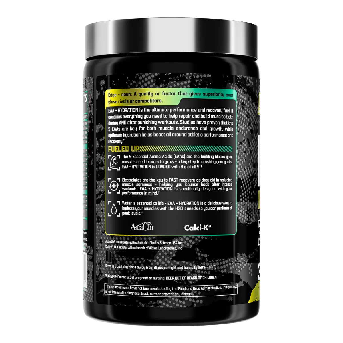Nutrex EAA+ Hydration преден изглед на опаковката