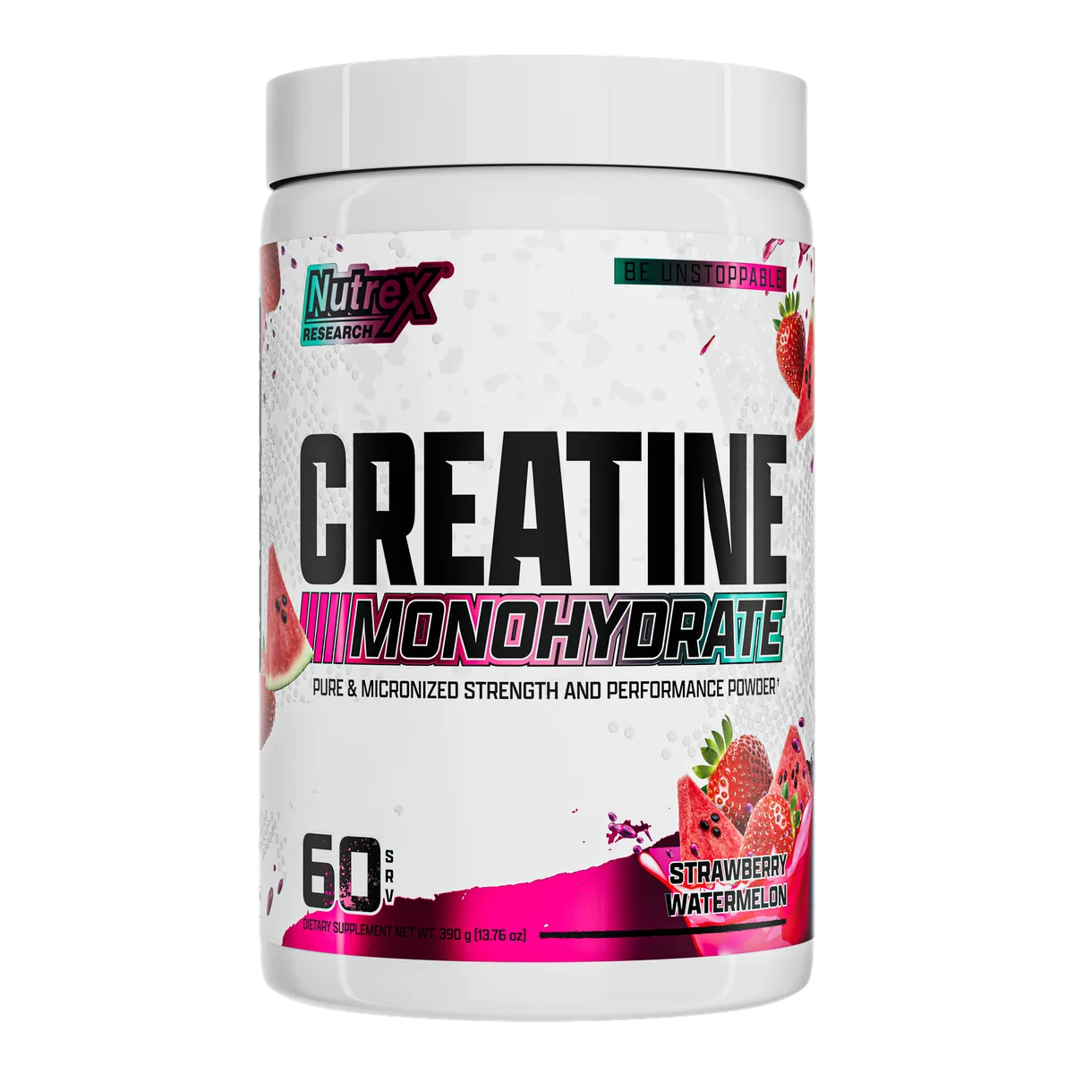 Flavored Creatine 300 G Nutrex Strawberry Watermelon вкус преден изглед на опаковката