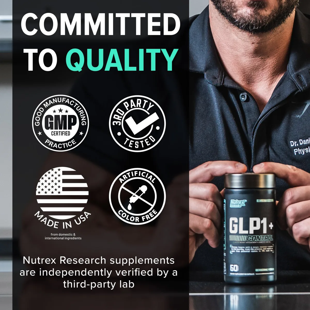 GLP1+ Control Nutrex сертификати за качество