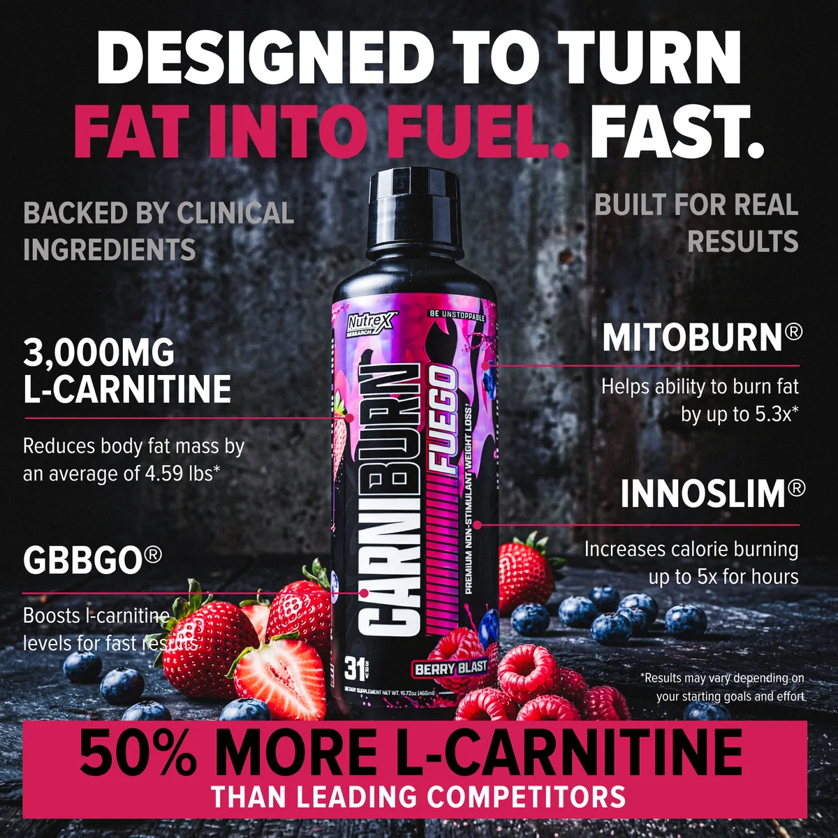 Liquid L-Carnitine 3000 Nutrex 480 мл