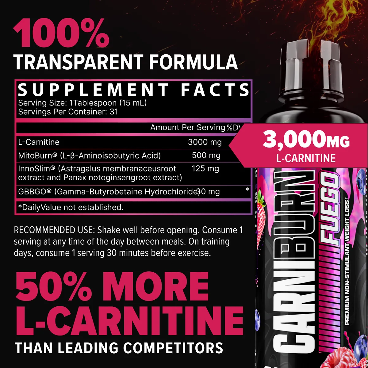 Liquid L-Carnitine 3000 Nutrex 480 мл