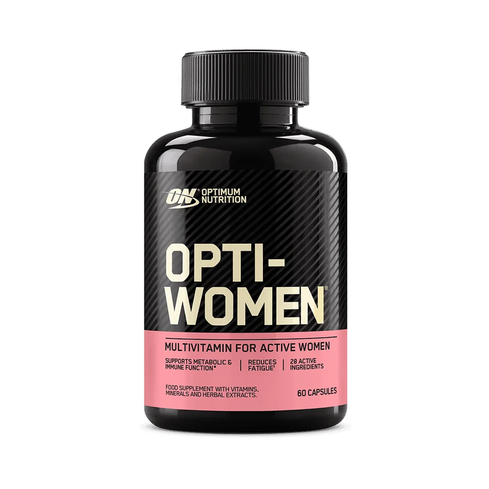 Opti-Women буркан – изглед отпред с етикет