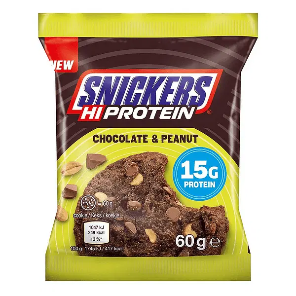 SNICKERS HI Protein Cookie Chocolate and Peanut 60 грама