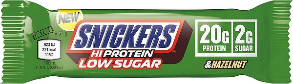 SNICKERS Hi Protein Hazelnut Low Sugar Bar 57 грама