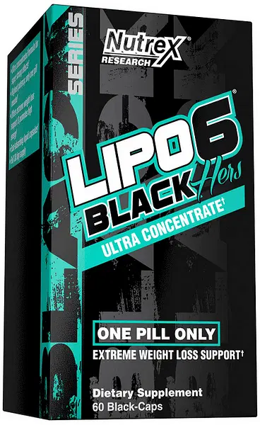 Термо Бърнър За Жени Lipo 6 Black Hers Ultra Concentrate Nutrex 60 капсули