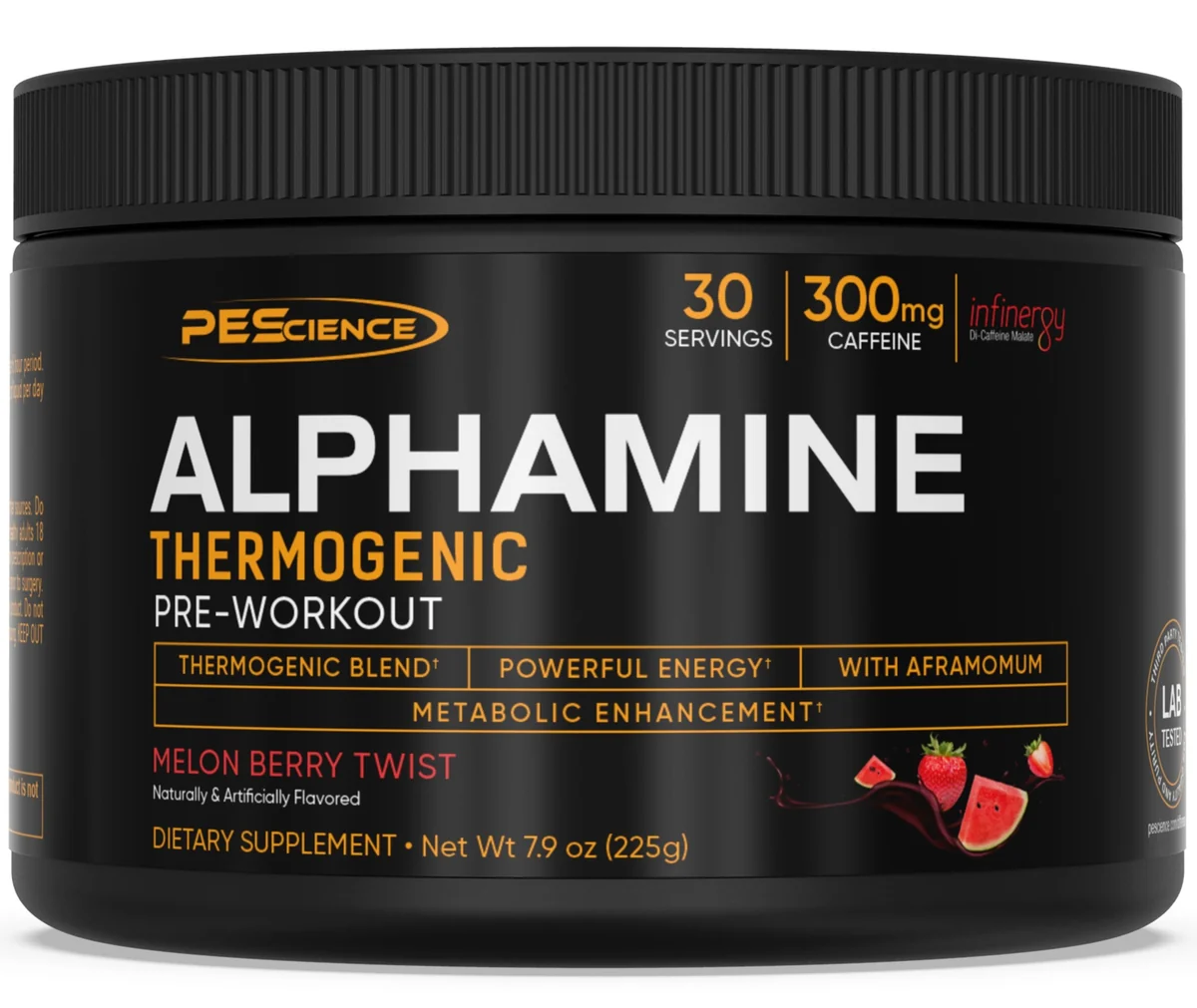 PEScience Alphamine с вкус Melon Berry Twist, предтренировъчна формула