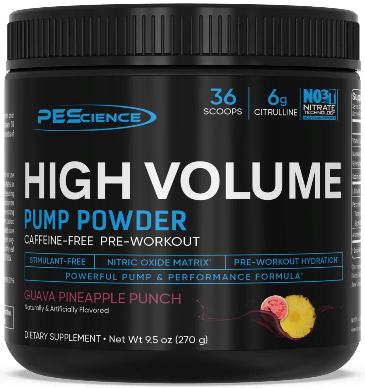 PEScience High Volume с вкус Sour Peach Candy – предна част на опаковката