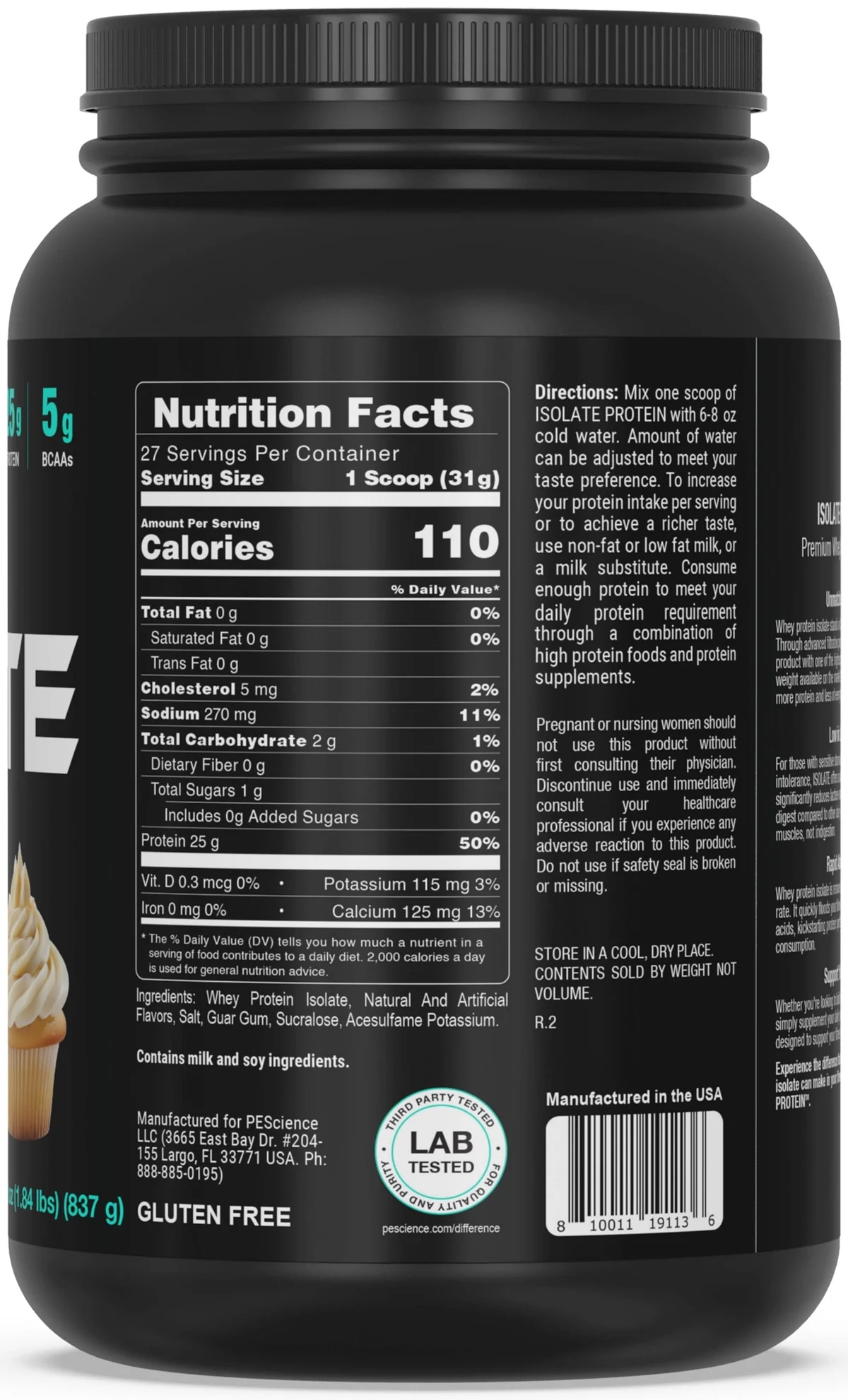 PEScience Isolate Protein – продукт за възстановяване и мускулен растеж