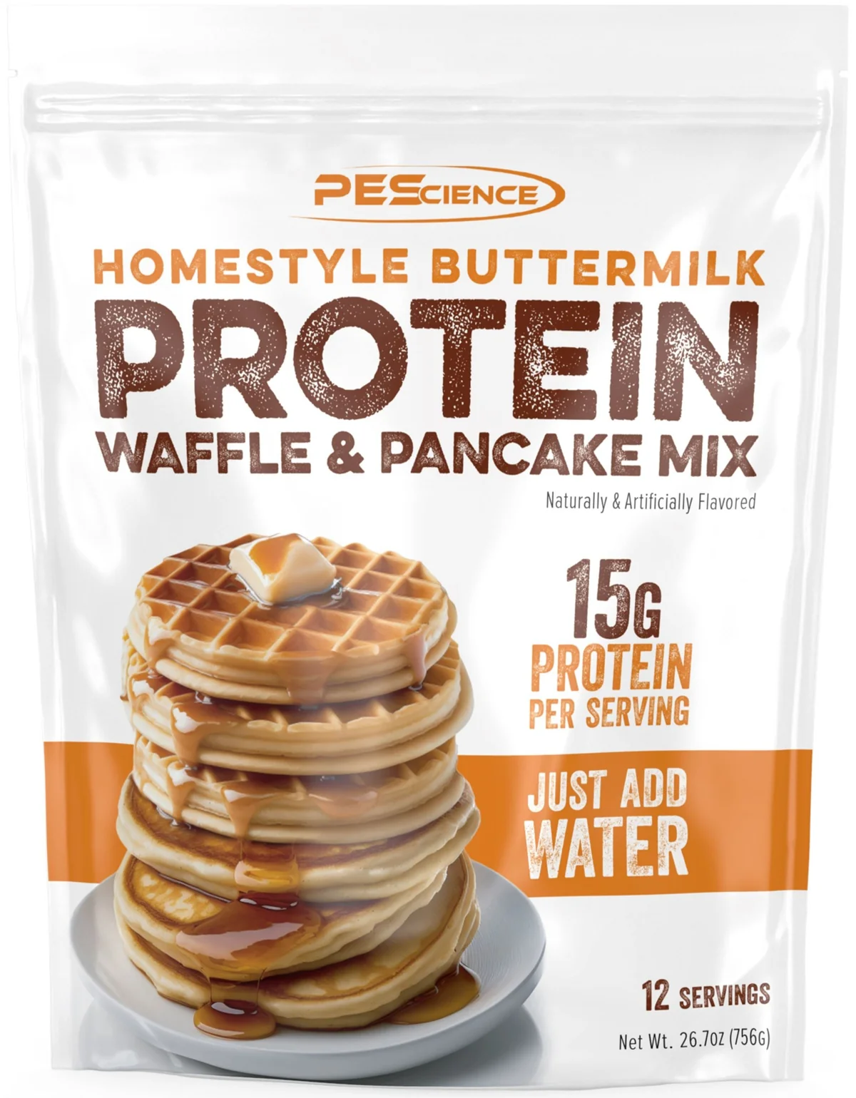 Кутия PEScience Pancake & Waffle Mix с вкус Cinnamon Roll