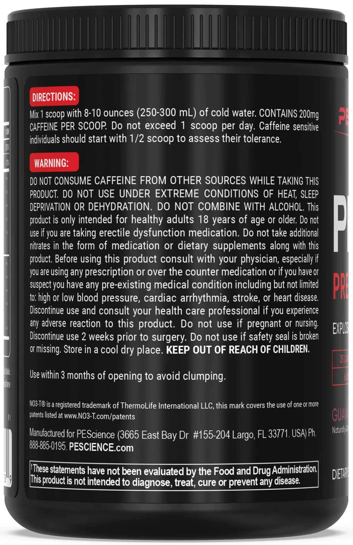 PEScience Prolific 1 в ръка на спортист