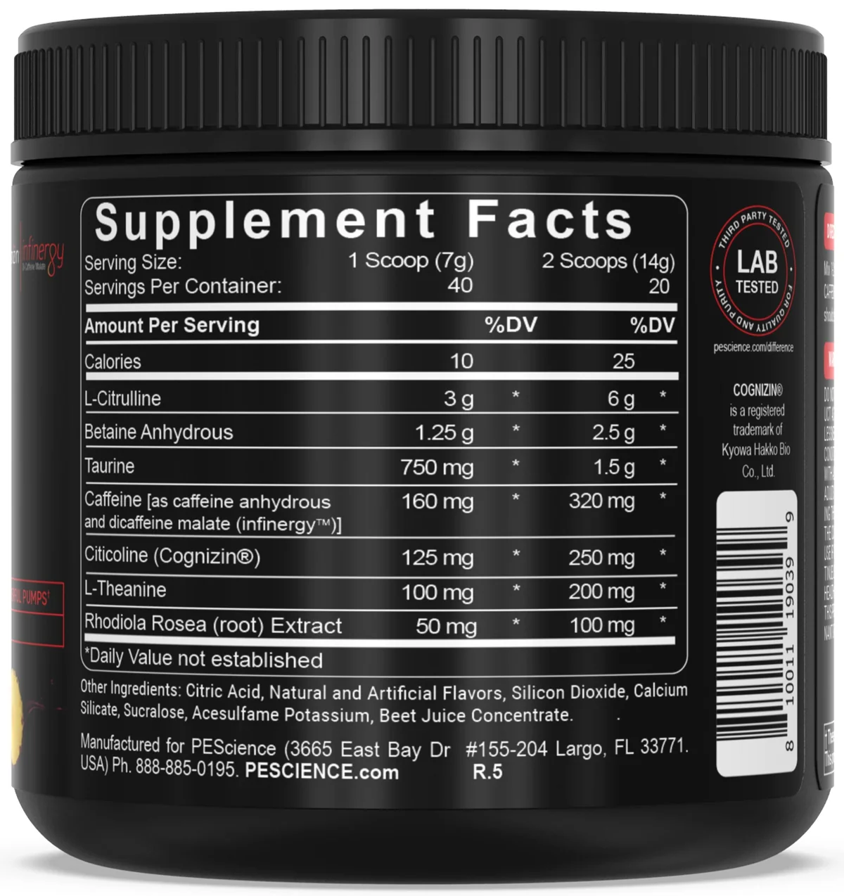 Опаковка на PEScience Prolific с вкус Guava Pineapple Punch