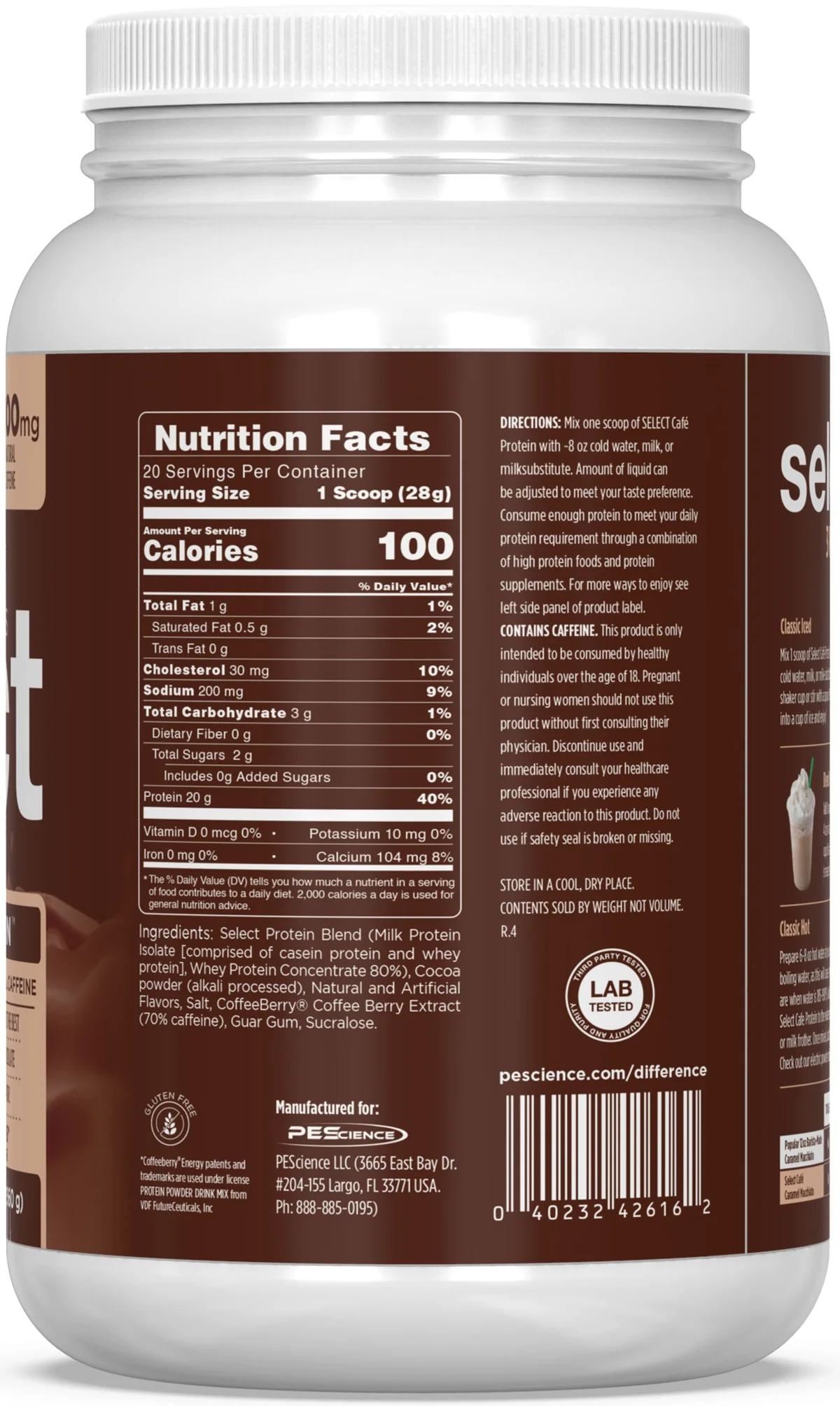 PEScience Select Cafe Series Caramel Macchiato опаковка