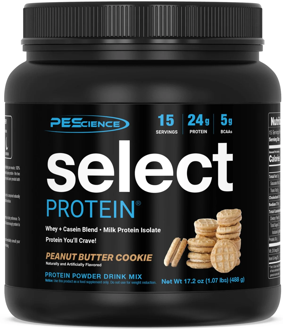 PEScience Select Protein - близък план на опаковката