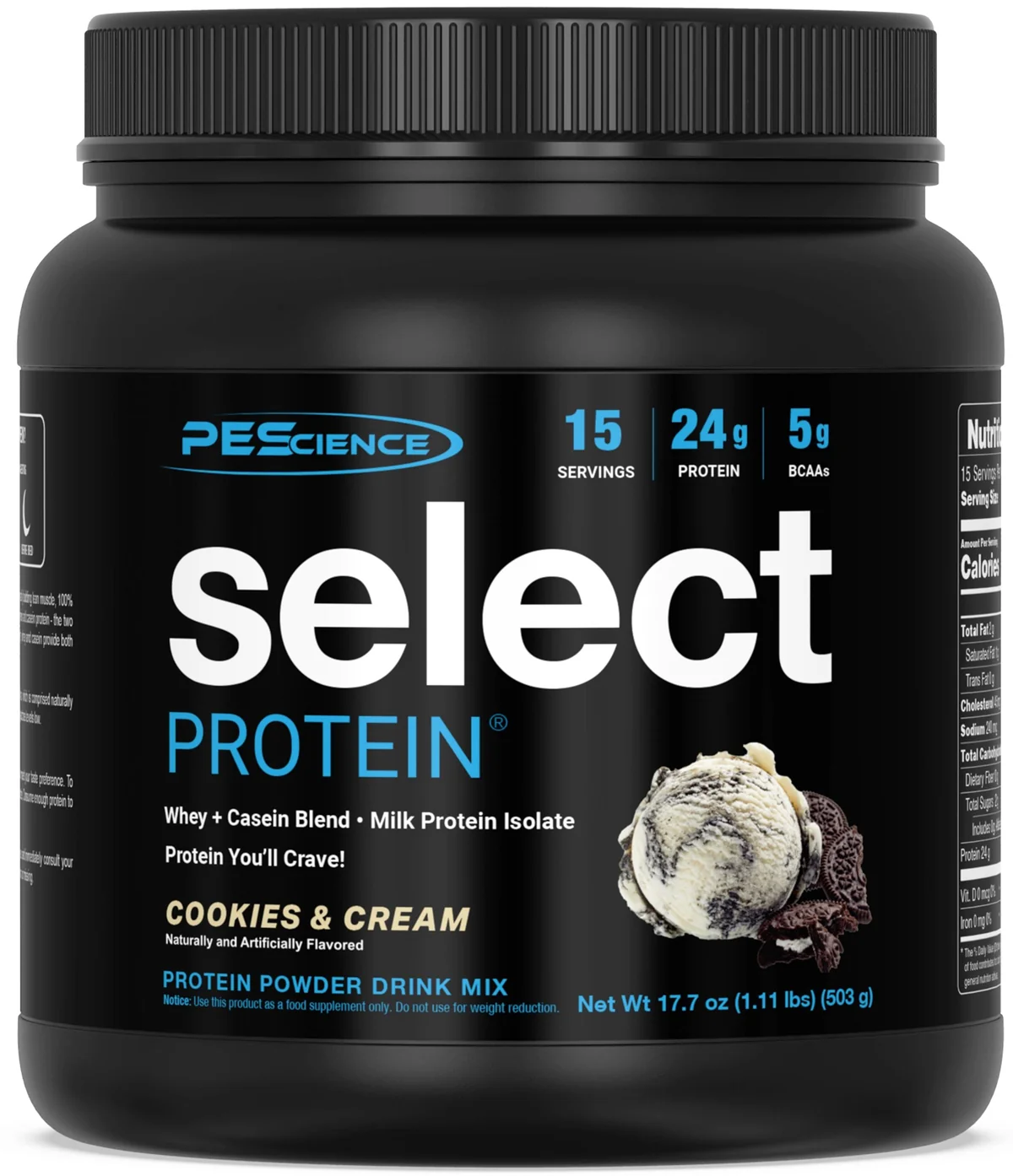 PEScience Select Protein - доза на прах в лъжичка
