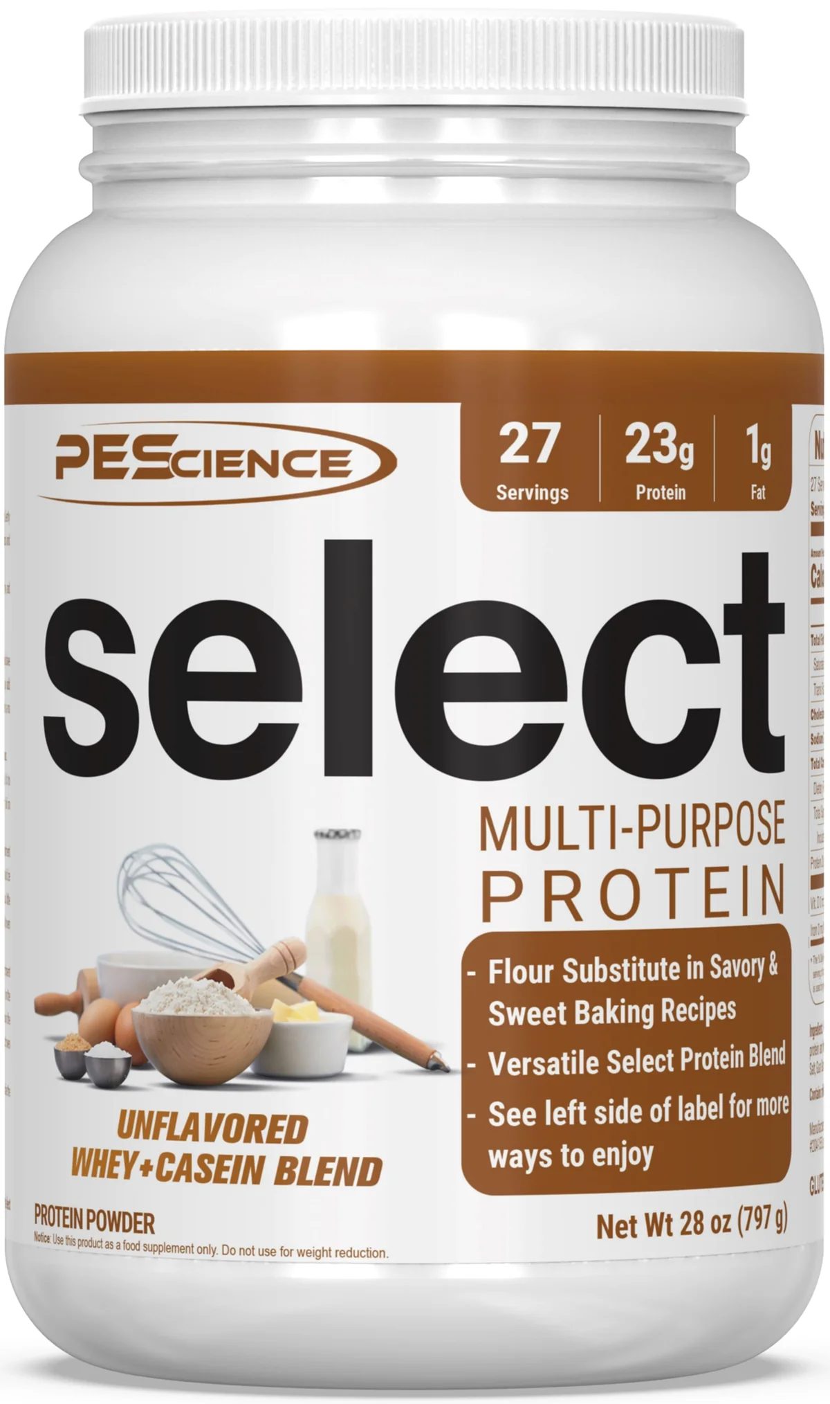 PEScience Select Protein - няколко вкуса, подредени един до друг