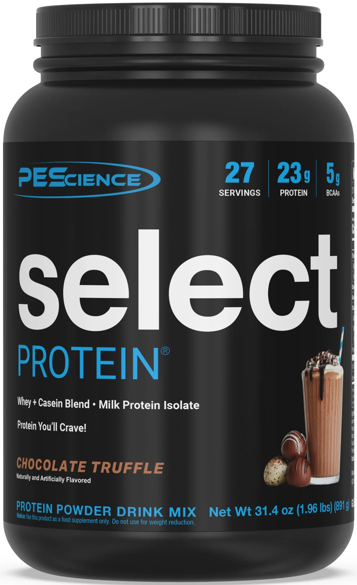 PEScience Select Protein Frosted Chocolate Cupcake (27 порции) - преден изглед на опаковката