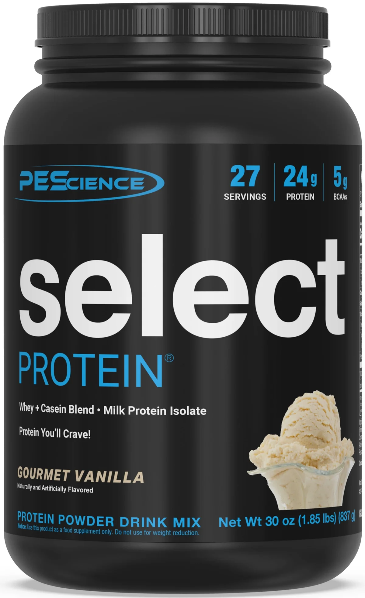 PEScience Select Protein Cookies N Cream (27 порции) - преден изглед на опаковката