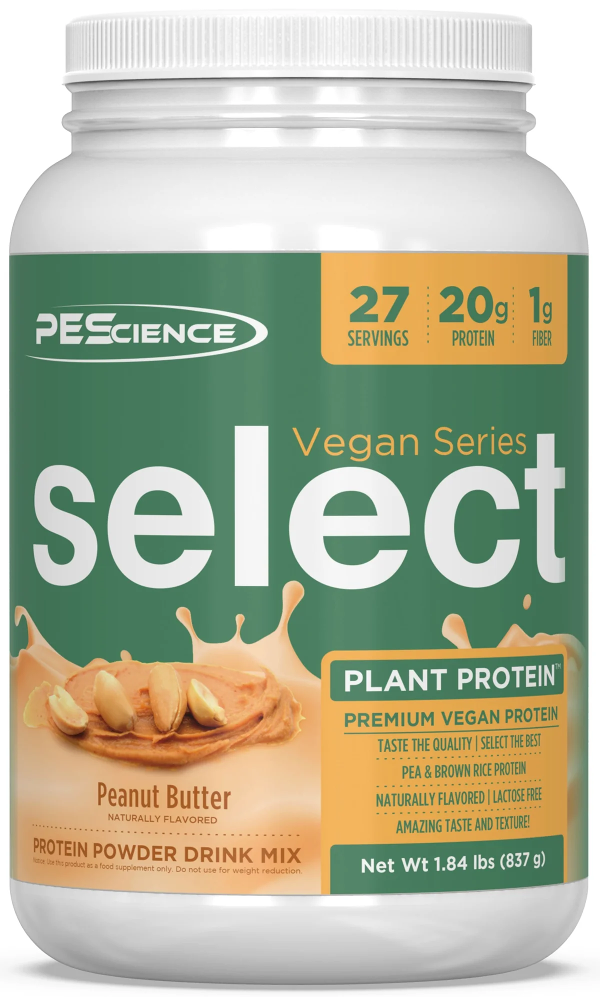 PEScience Select Protein Vegan Series – продуктова снимка с няколко вкуса