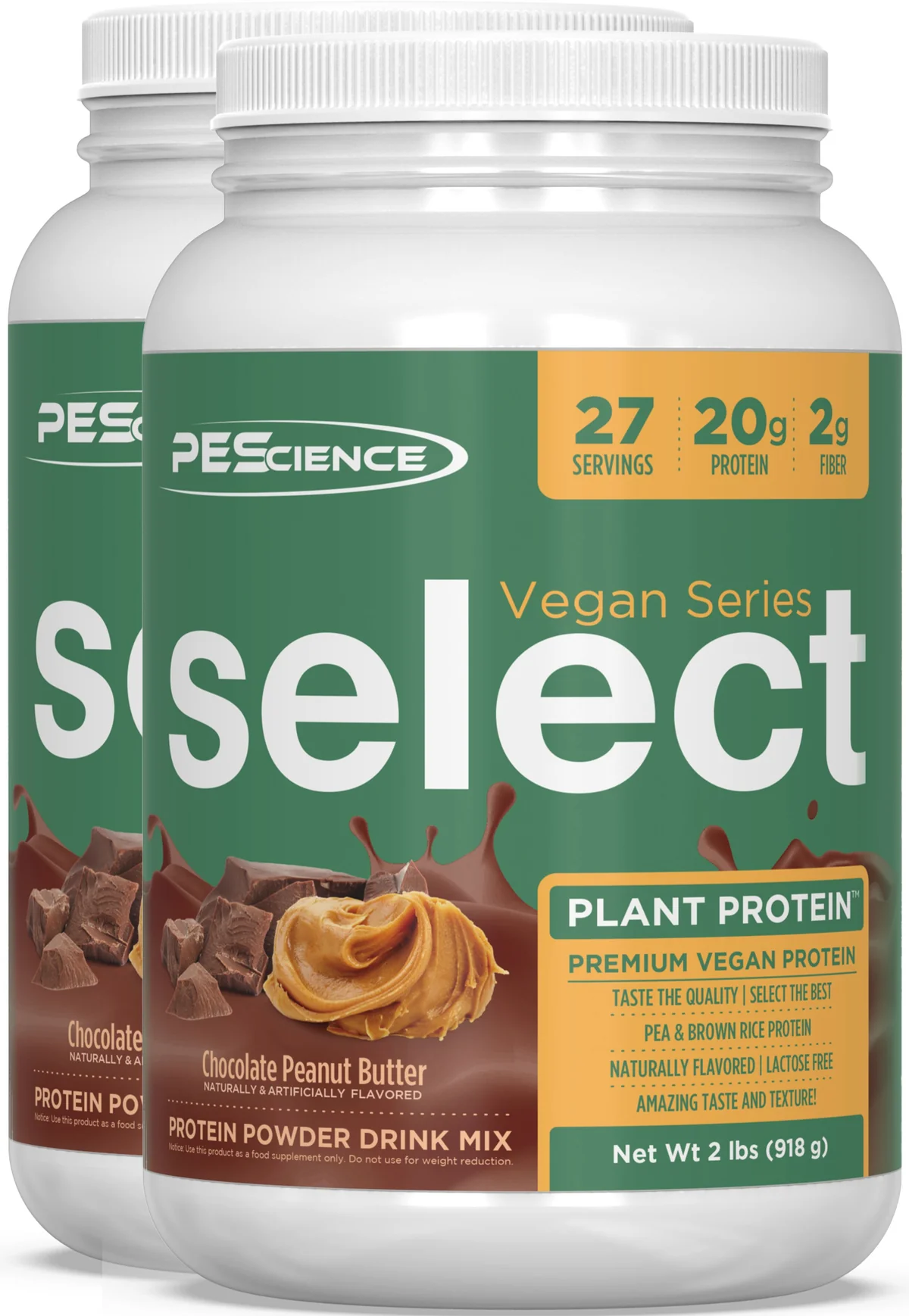 Снимка на мерителна лъжичка с протеин на прах от PEScience Select Protein Vegan Series