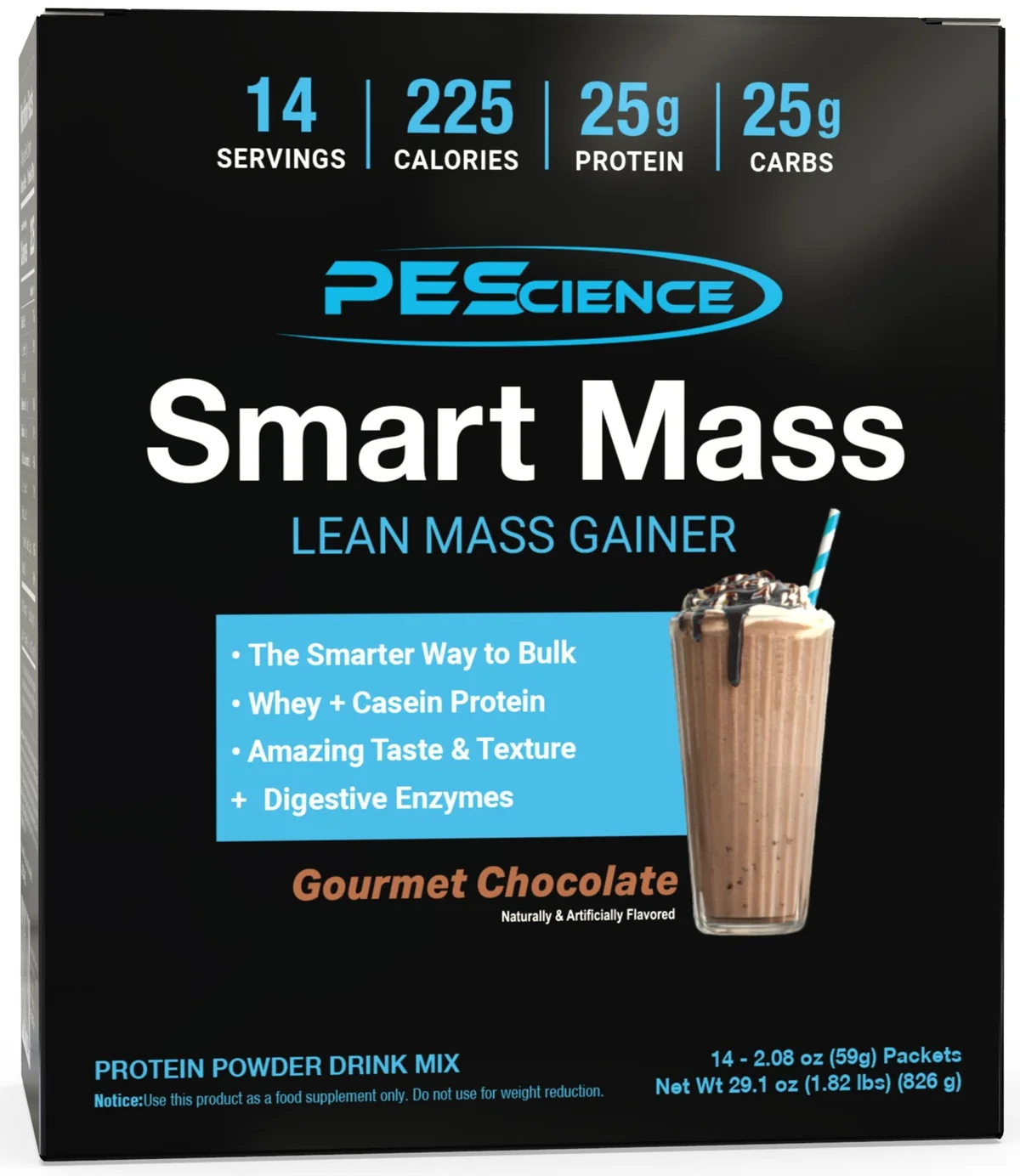 PEScience Select Smart Mass, готов шейк във фитнес среда