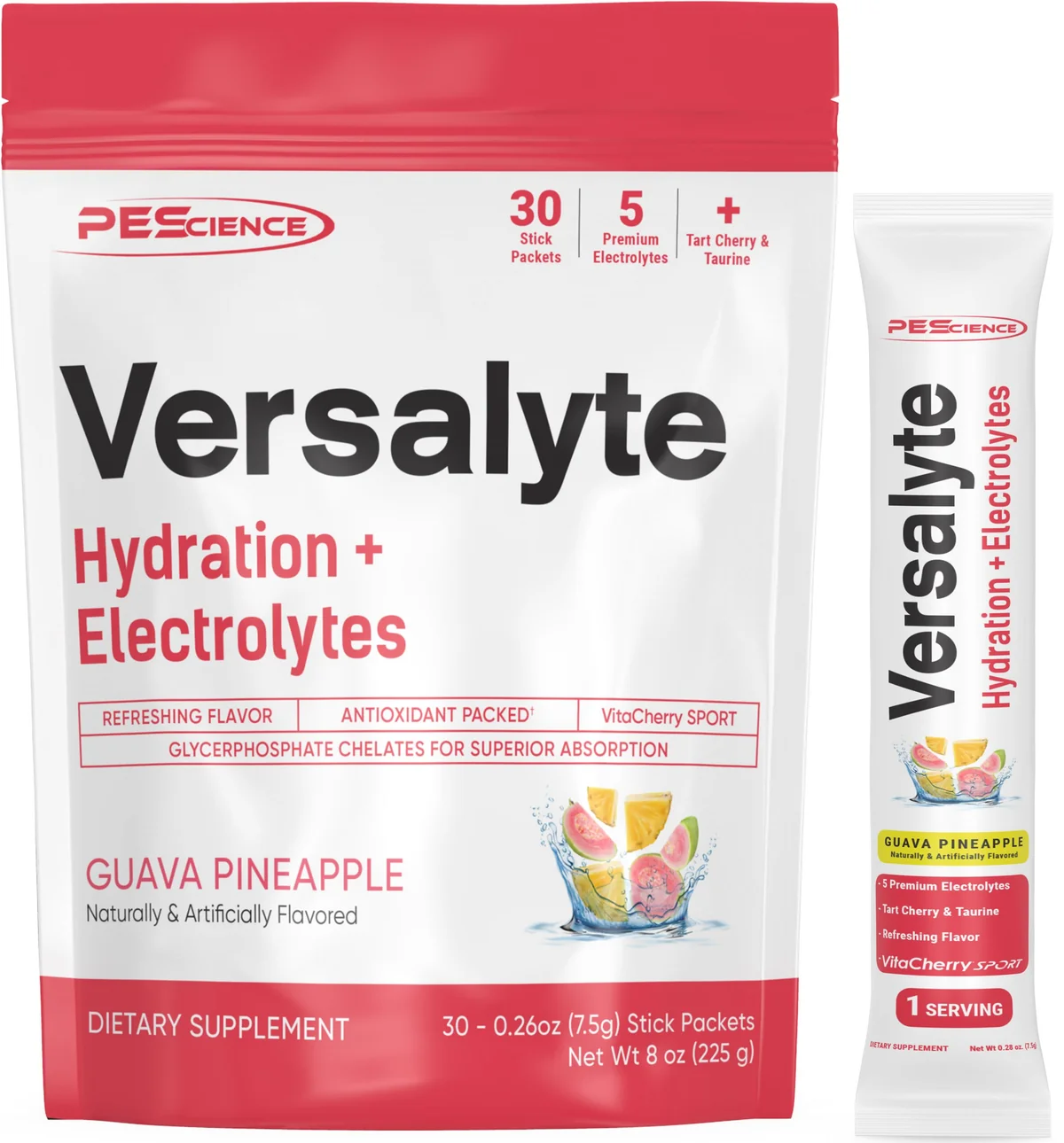 PEScience Versalyte – общ изглед на опаковката с вкус Black Cherry