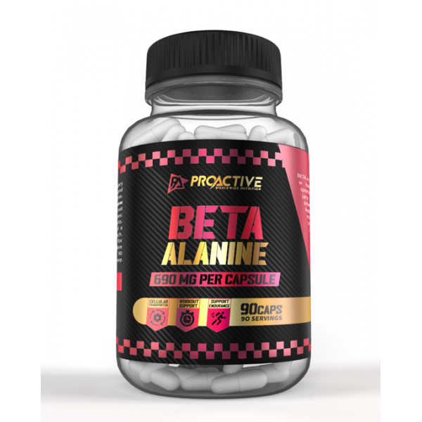 ProActive Beta Alanine 690mg 90 caps опаковка