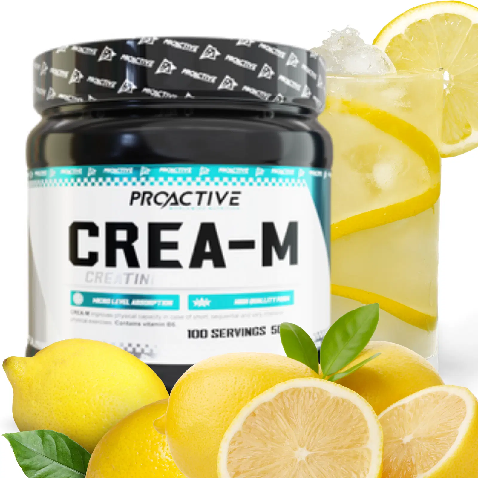 ProActive Creatine Monohydrate 500g Lemon