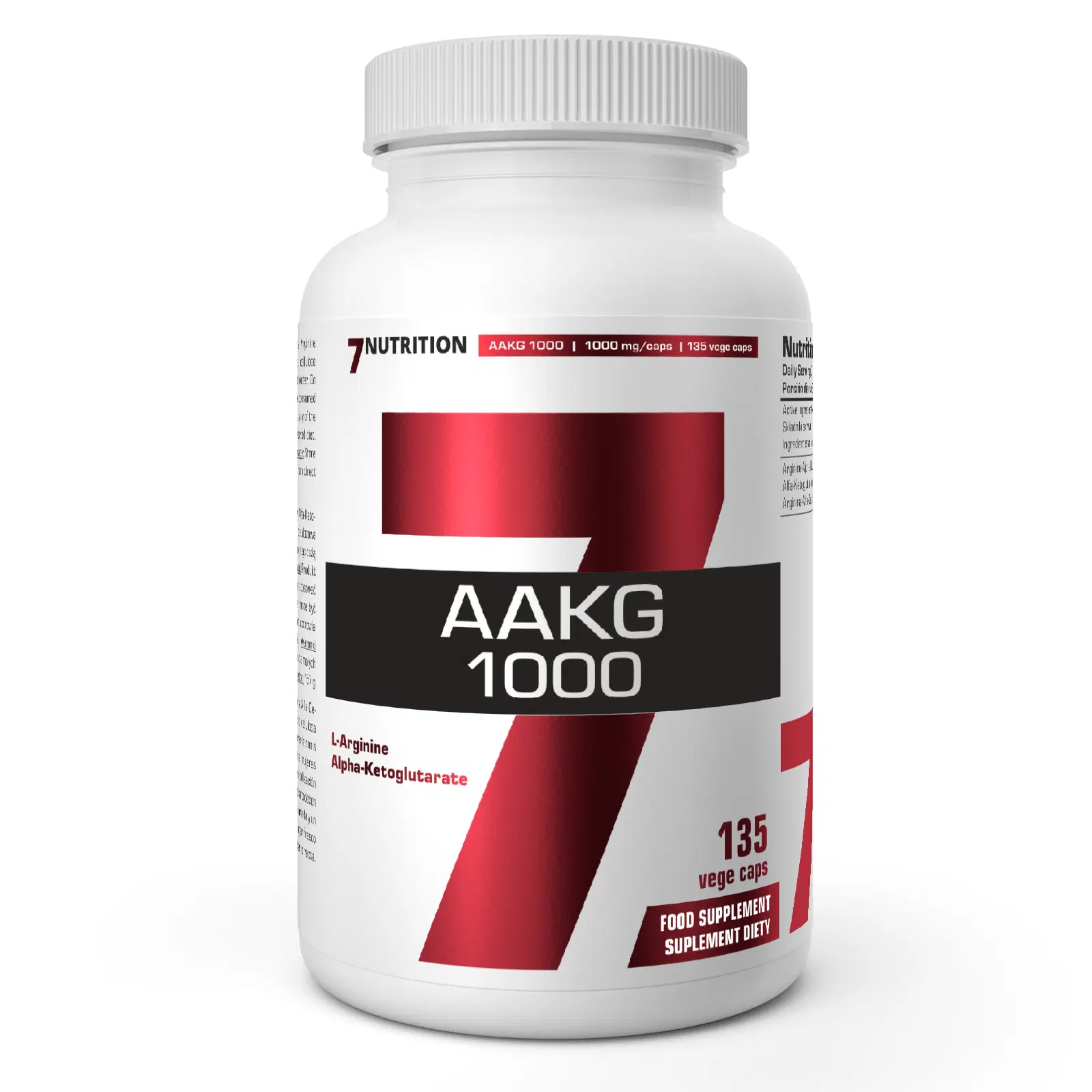 7Nutrition - AAKG 1000 - 135 caps