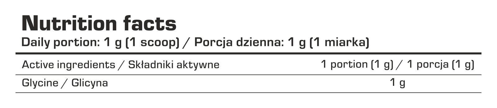 7Nutrition - GLYCINE 250G PURE