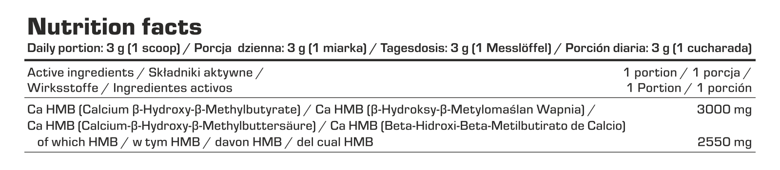 7Nutrition - HMB 180G
