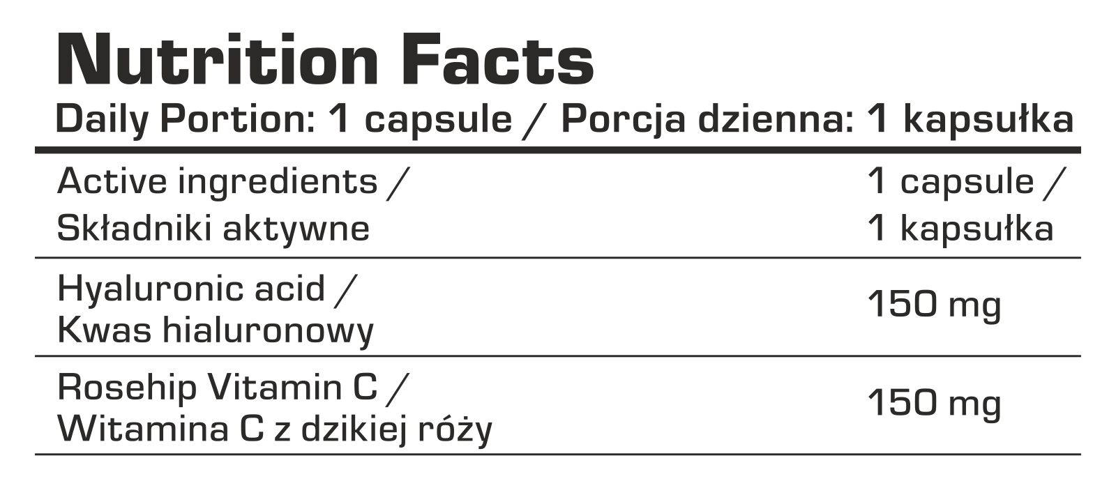 7Nutrition - HYALURONIC ACID 60 VEGE CAPS