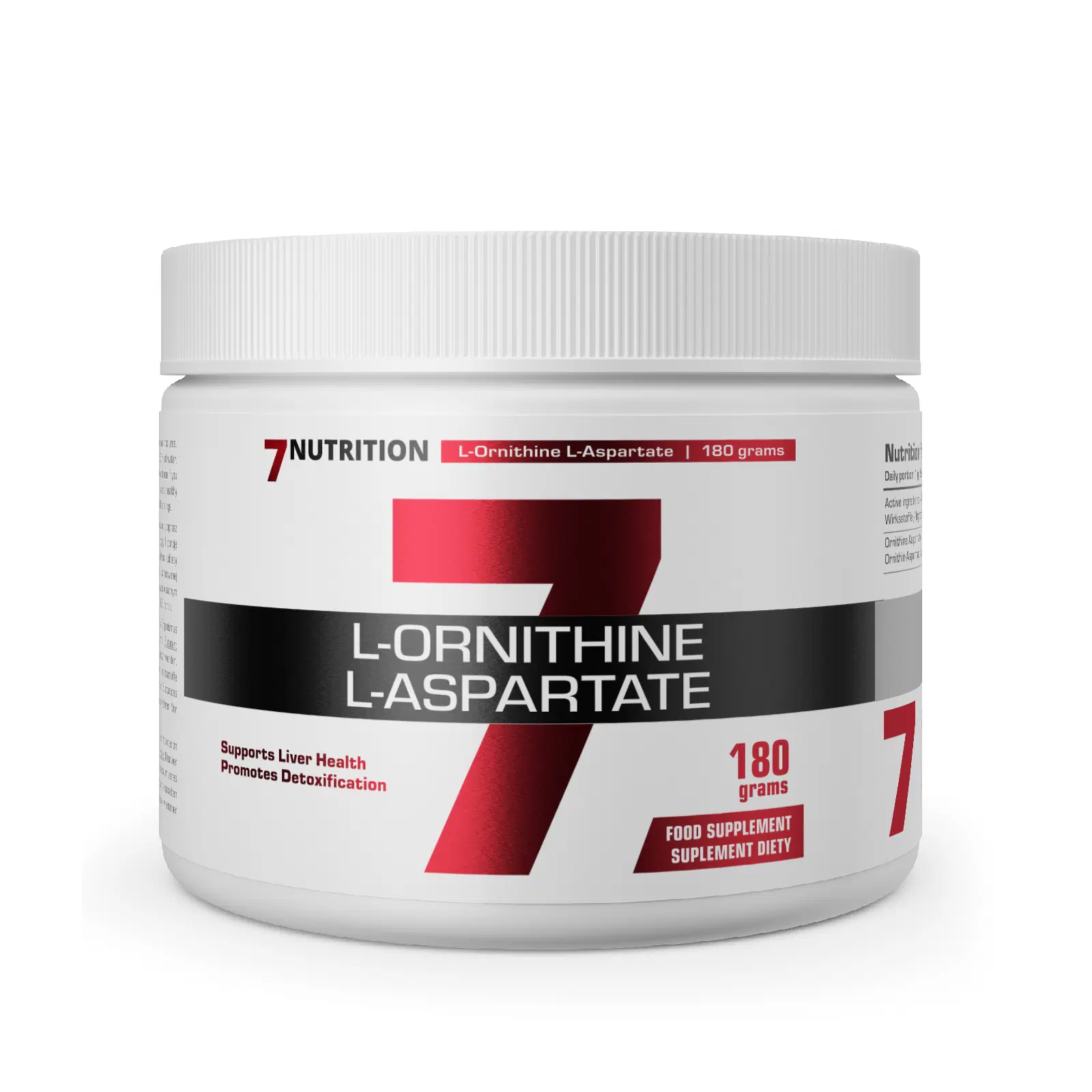 7Nutrition - L-ORNITHINE L-ASPARATE 180G